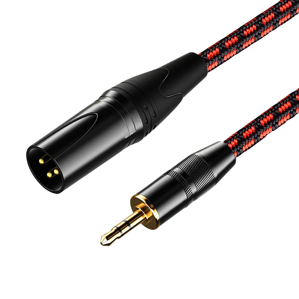 Amazon | マイクケーブル XLRケーブル 3.5mmステレオ(オス)- XLR(オス